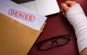 Denied personal injury claim letter
