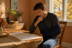 A person learning about how a pre-existing condition affects a Bridgeport personal injury claim