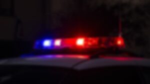 Police lights at the scene of a car accident. How to get a police report for a car accident in CT?